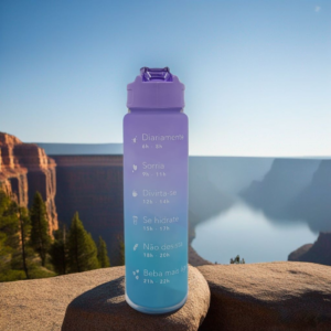 Motivational Water Bottle without Sipper