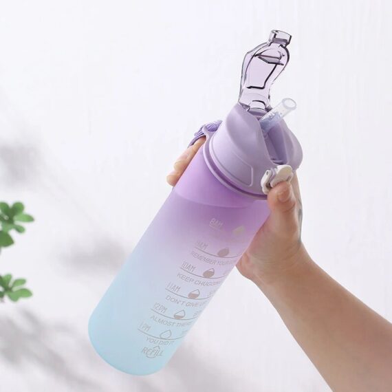 Motivational Water Bottle with Sipper