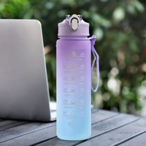 Motivational Water Bottle with Sipper