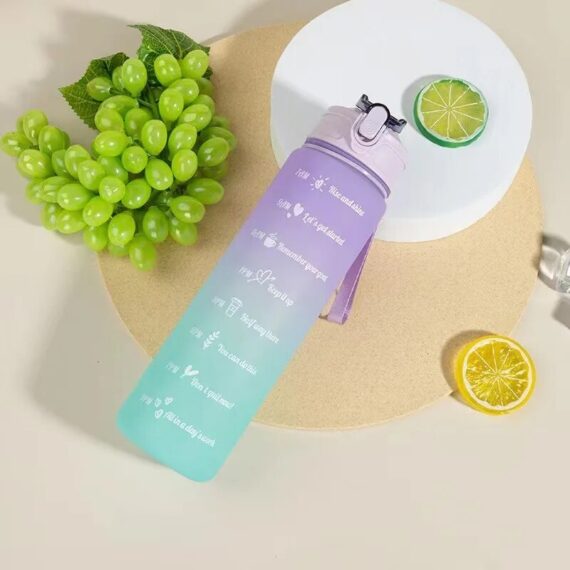 Motivational Water Bottle with Sipper